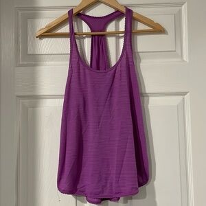 Lululemon racerback loose scalloped edge tank top